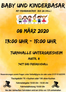 Mehr über den Artikel erfahren Baby und Kinderbasar