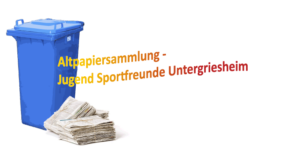 Mehr über den Artikel erfahren Altpapiersammlung