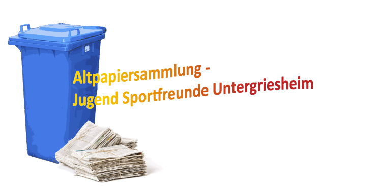 You are currently viewing Altpapiersammlung – Jugend Sportfreunde Untergriesheim